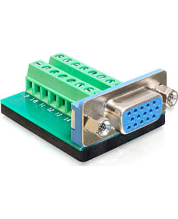 DELOCK 65170 VGA-RIVILIITINSOVITIN HD15 Main Image