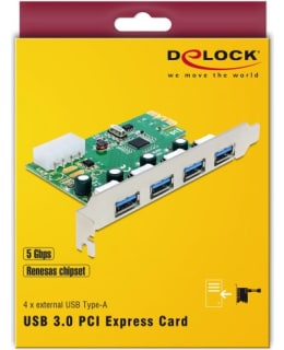 DELOCK 89363 OHJAINKORTTI Main Image