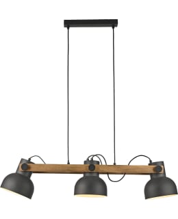 JUSTLIGHT 15743-18 MUSTA RIIPPUVALAISIN Main Image