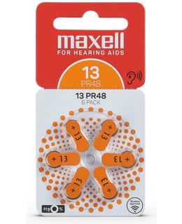 MAXELL 13 6PK KUULOKOJEPARISTO Main Image