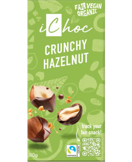 ICHOC CRUNCHY HAZELNUT LUOMU 80G SUKLAA Main Image
