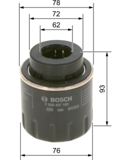 BOSCH F 026 407 183 SUODATIN Main Image