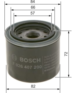 BOSCH F 026 407 200 ÖLJYNSUODATIN Main Image