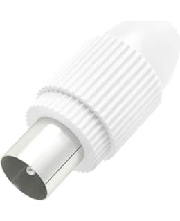 HAMA ANTENNA PLUG COAX WH Main Image