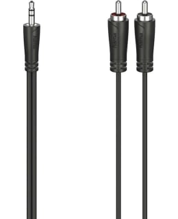 HAMA CABLE AUDIO 3.5-2X RCA BL 3.0M Main Image