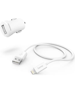 HAMA CAR CHARGING KIT LIGHT WH Main Image