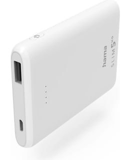 HAMA POWERBANK SLIM 5000MAH WH Main Image