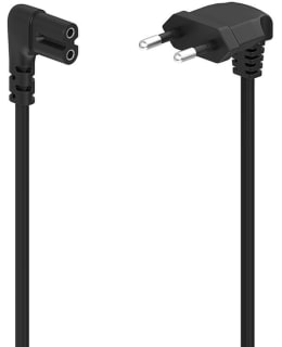 HAMA POWER CABLE ANGLE EURO PLUG BL 1.5M Main Image