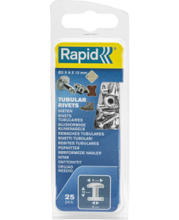 RAPID TUUBINIITTI 9X3X13MM 25/LTK Main Image