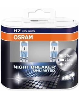 OSRAM NIGHT BREAKER UNLIMITED H7 2KPL Main Image