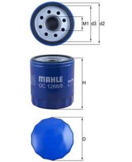 Knecht OC 1268/8 Oil filter Main Image
