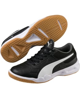 PUMA TENAZ JR 104890 BLK-WHI 4.5 Main Image