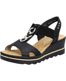 RIEKER 67498-00-41-MUSTA N.SANDAALIT Main Image