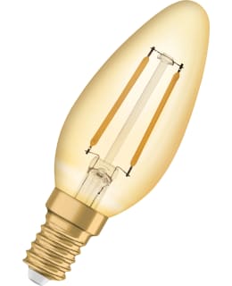 OSRAM 1906 CLAS B E14 120LM 2400K LEDL Main Image