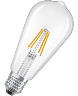 OSRAM E27 470LM 2700K EDISON LAMP CLEAR Main Image