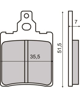 BRAKE PADS, REAR Main Image