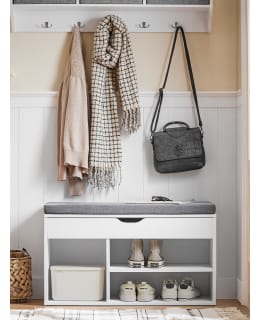 SOBUY FSR45-HG WHITE BENCH Main Image