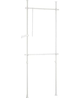 SOBUY FRG109-W WHT ADJ WARDROBE ORG Main Image