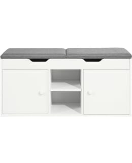 SOBUY FSR96-W SHOE BENCH WHITE Main Image