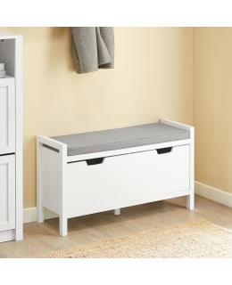 SOBUY FSR97-W WHT 91X30X50 BENCH Main Image