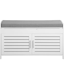SOBUY FSR102-W SHOE RACK BENCH Main Image