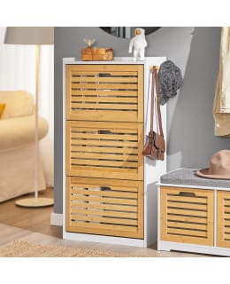 SOBUY FSR108-WN SHOE CABINET Main Image