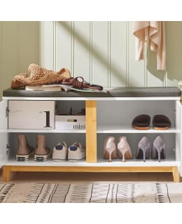 SOBUY FSR117-W STORAGE BENCH Main Image