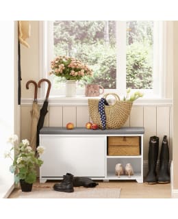 SOBUY FSR119-W SHOE BENCH Main Image