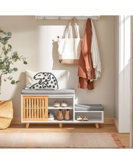 SOBUY FSR125-WN SHOE BENCH Main Image