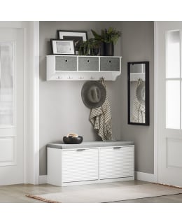 SOBUY FSR147-W STORAGE BENCH Main Image