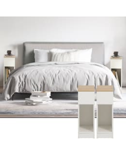 SOBUY FBT111-WNX2 20X35X60 WN BEDSIDE Main Image