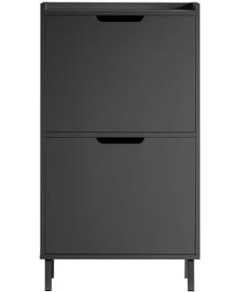 SOBUY FSR151-SCH SHOE CABINET BLACK Main Image