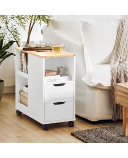 SOBUY FBT130-WN ROLLING FILING CABINET Main Image