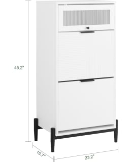 SOBUY FSB95-W VITRIINIKAAPPI Main Image