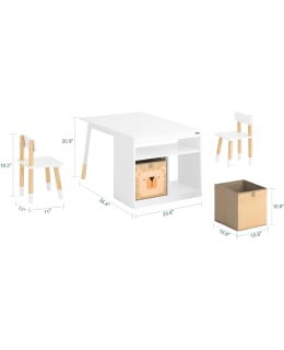 SOBUY KMB113-W LASTEN PÖYTÄ JA TUOLI Main Image