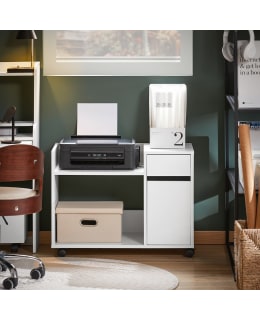 SOBUY ASK02-W OFFICE CABINET WHITE Main Image