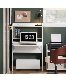 SOBUY FWT105-II-W WHITE DESK Main Image