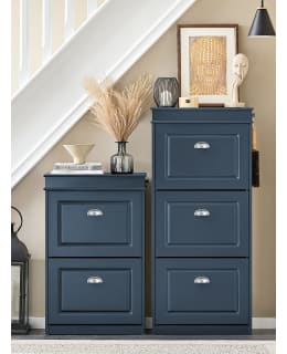 SOBUY FSR94-B SHOE CABINET BLUE Main Image