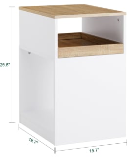 SOBUY ASK08-WN FILING CABINET Main Image