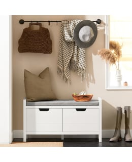 SOBUY FSR63-II-W SHOE BENCH Main Image