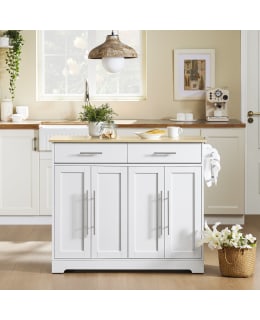 SOBUY FKW129-WN KITCHEN ISLAND Main Image