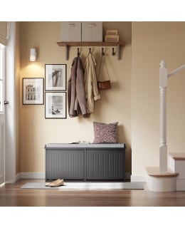 SOBUY FSR98-XL-SCH SHOE BENCH Main Image