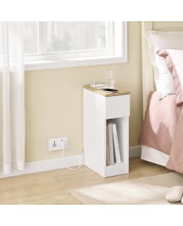 SOBUY FBT111-E-WNX2 WHT 20X35X60 YÖPÖYTÄ Main Image
