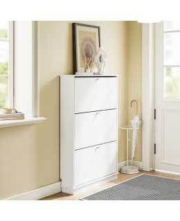 SOBUY FSR215-W 3-DOOR SHOE CAB Main Image
