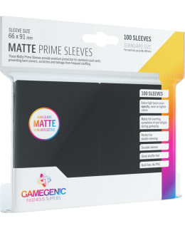 GAMEGENIC MATTE PRIME SLEEVES BLACK Main Image