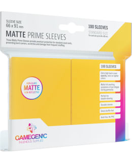 GAMEGENIC MATTE PRIME SLEEVES YELLOW Main Image