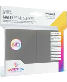 GAMEGENIC MATTE PRIME SLEEVES DARK GREY Main Image
