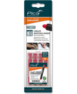 PICA VISOR 4 KPL PUNAINEN VARALIIDUT Main Image