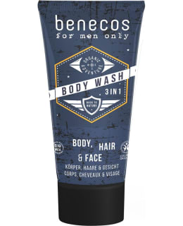 Benecos Body Wash 200 ml miesten 3in1 suihkugeeli Main Image