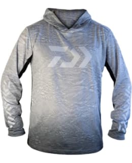 DAIWA SUN PROTECTION HOODIE GRAY L PAITA Main Image